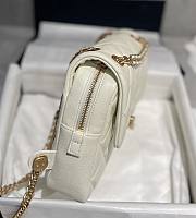 Kitlife Chanel Caviar White Retro Backpack - 20x19x8cm - 3