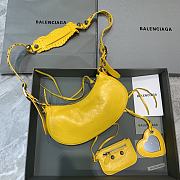 Kitlife Balenciaga Le Cagole XS Shoulder Bag In Yellow - 26×7×16cm - 3