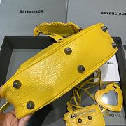 Kitlife Balenciaga Le Cagole Small Shoulder Bag In Yellow - 33x16x8 cm - 6