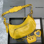 Kitlife Balenciaga Le Cagole Small Shoulder Bag In Yellow - 33x16x8 cm - 2