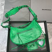 Kitlife Balenciaga Le Cagole Small Shoulder Bag In Green - 33x16x8 cm - 3