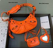 Kitlife Balenciaga Le Cagole XS Shoulder Bag In Orange - 26×7×16cm - 1