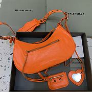 Kitlife Balenciaga Le Cagole Small Shoulder Bag In Orange - 33x16x8 cm - 5