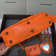 Kitlife Balenciaga Le Cagole Small Shoulder Bag In Orange - 33x16x8 cm - 4