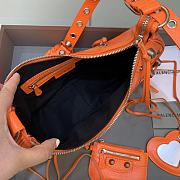 Kitlife Balenciaga Le Cagole Small Shoulder Bag In Orange - 33x16x8 cm - 2