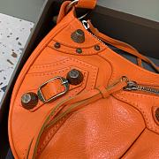 Kitlife Balenciaga Le Cagole Small Shoulder Bag In Orange - 33x16x8 cm - 3