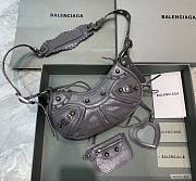 Kitlife Balenciaga Le Cagole XS Shoulder Bag In Grey - 26×7×16cm - 1