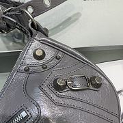 Kitlife Balenciaga Le Cagole Small Shoulder Bag In Grey - 33x16x8 cm - 3