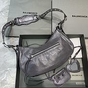 Kitlife Balenciaga Le Cagole Small Shoulder Bag In Grey - 33x16x8 cm - 2