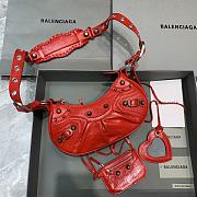 Kitlife Balenciaga Le Cagole XS Shoulder Bag In Red - 26×7×16cm - 1
