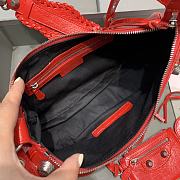 Kitlife Balenciaga Le Cagole Small Shoulder Bag In Red - 33x16x8 cm - 6