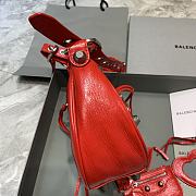 Kitlife Balenciaga Le Cagole Small Shoulder Bag In Red - 33x16x8 cm - 5