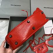 Kitlife Balenciaga Le Cagole Small Shoulder Bag In Red - 33x16x8 cm - 4