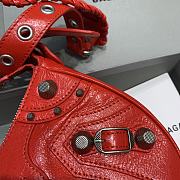 Kitlife Balenciaga Le Cagole Small Shoulder Bag In Red - 33x16x8 cm - 3