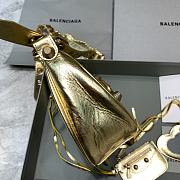 Kitlife Balenciaga Le Cagole Small Shoulder Bag In Gold - 33x16x8 cm - 6