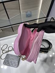 Kitlife Chanel Heart Bag Lambskin&Gold Tone Metal In Pink - AS3191 - 16x18x6cm - 6