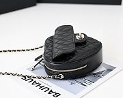 Kitlife Chanel Heart Bag Lambskin&Gold Tone Metal In Black - AS3191 - 16x18x6cm - 4