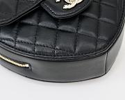 Kitlife Chanel Heart Bag Lambskin&Gold Tone Metal In Black - AS3191 - 16x18x6cm - 3