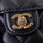 Kitlife Chanel Heart Clutch with Chain In Black - AP2784 - 12 × 13 × 5.5 cm - 5