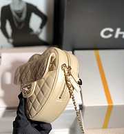 Kitlife Chanel Heart Bag Lambskin&Gold Tone Metal In Gold - AS3191 - 16x18x6cm - 4