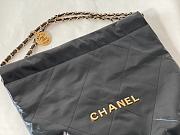 Kitlife Chanel 22 Large Black Handbag - 35x37x7cm - 3