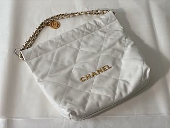 Kitlife Chanel 22 Large White Handbag - 35x37x7cm