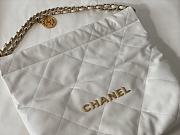 Kitlife Chanel 22 Large White Handbag - 35x37x7cm - 6