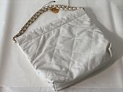 Kitlife Chanel 22 Large White Handbag - 35x37x7cm - 5