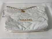 Kitlife Chanel 22 Large White Handbag - 39x42x8cm - 6