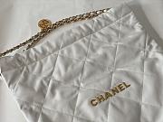 Kitlife Chanel 22 Large White Handbag - 39x42x8cm - 4