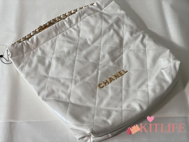 Kitlife Chanel 22 Large White Handbag - 45/48/10cm - 1