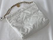 Kitlife Chanel 22 Large White Handbag Black Logo - 35x37x7cm - 3
