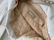 Kitlife Chanel 22 Large White Handbag Black Logo - 45/48/10cm - 2