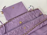 Kitlife Chanel 22 Large Purple Handbag - 35x37x7cm - 3