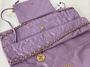 Kitlife Chanel 22 Large Purple Handbag - 35x37x7cm - 2