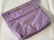 Kitlife Chanel 22 Large Purple Handbag - 39x42x8cm - 1