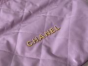 Kitlife Chanel 22 Large Purple Handbag - 39x42x8cm - 5