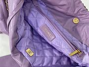 Kitlife Chanel 22 Large Purple Handbag - 39x42x8cm - 4