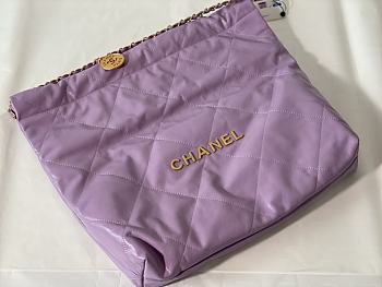 Kitlife Chanel 22 Large Purrple Handbag - 45/48/10cm