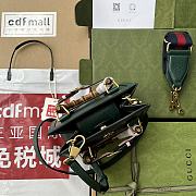 Kitlife Gucci Diana mini tote bag green leather - ‎702732 - 20x16x10cm - 3