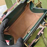 Kitlife Gucci Diana mini tote bag green leather - ‎702732 - 20x16x10cm - 4
