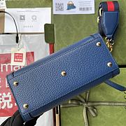 Kitlife Gucci Diana mini tote bag blue leather - ‎702732 - 20x16x10cm - 5