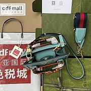 Kitlife Gucci Diana mini tote bag light blue leather - ‎702732 - 20x16x10cm - 4