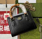 Kitlife Gucci Diana lizard black mini bag - ‎675800 - 20x16x10cm - 1