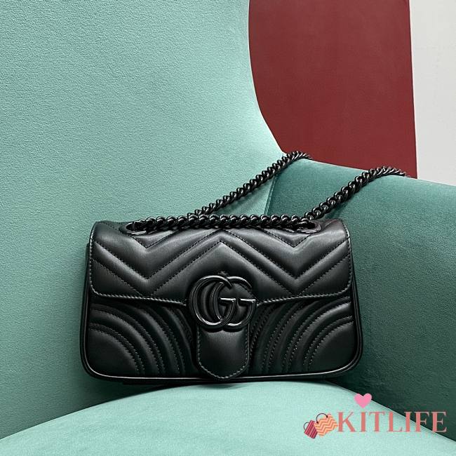 Kitlife Gucci GG Marmont mini shoulder bag - 446744 - 22x6x13cm - 1