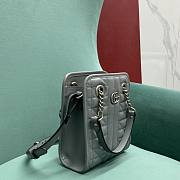 Kitlife Gucci GG Marmont matelassé mini bag grey - 696123 - 16x19x7cm - 6