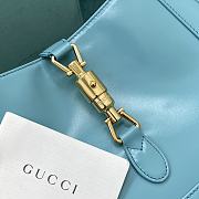 Kitlife Gucci Jackie 1961 small shoulder light blue bag - 636709 - 28x19x4cm - 2