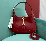 Kitlife Gucci Jackie 1961 small shoulder burgundy bag - 636709 - 28x19x4cm - 1