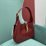 Kitlife Gucci Jackie 1961 small shoulder burgundy bag - 636709 - 28x19x4cm - 6