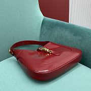 Kitlife Gucci Jackie 1961 small shoulder burgundy bag - 636709 - 28x19x4cm - 4